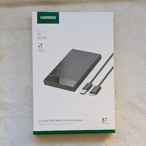 UGREEN 50743 HDD Case 2.5Inch SATA III Hard Drive